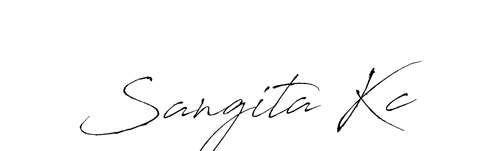 The best way (Antro_Vectra) to make a short signature is to pick only two or three words in your name. The name Sangita Kc include a total of six letters. For converting this name. Sangita Kc signature style 6 images and pictures png