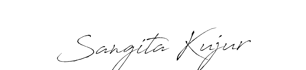 Create a beautiful signature design for name Sangita Kujur. With this signature (Antro_Vectra) fonts, you can make a handwritten signature for free. Sangita Kujur signature style 6 images and pictures png