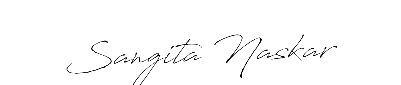 Antro_Vectra is a professional signature style that is perfect for those who want to add a touch of class to their signature. It is also a great choice for those who want to make their signature more unique. Get Sangita Naskar name to fancy signature for free. Sangita Naskar signature style 6 images and pictures png
