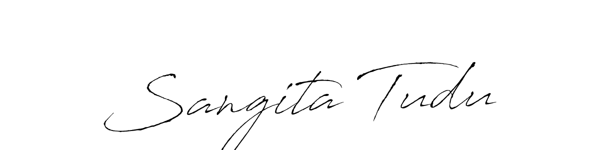 Use a signature maker to create a handwritten signature online. With this signature software, you can design (Antro_Vectra) your own signature for name Sangita Tudu. Sangita Tudu signature style 6 images and pictures png