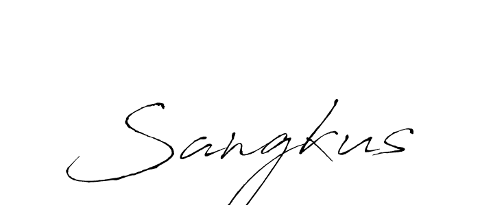 Once you've used our free online signature maker to create your best signature Antro_Vectra style, it's time to enjoy all of the benefits that Sangkus name signing documents. Sangkus signature style 6 images and pictures png