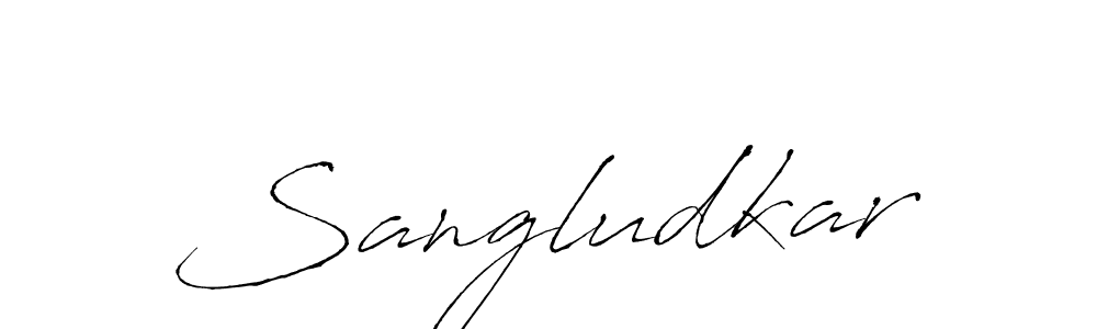 Also we have Sangludkar name is the best signature style. Create professional handwritten signature collection using Antro_Vectra autograph style. Sangludkar signature style 6 images and pictures png