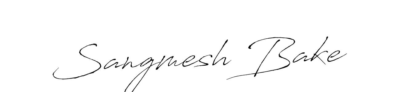 It looks lik you need a new signature style for name Sangmesh Bake. Design unique handwritten (Antro_Vectra) signature with our free signature maker in just a few clicks. Sangmesh Bake signature style 6 images and pictures png