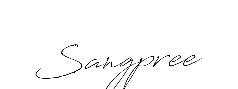 The best way (Antro_Vectra) to make a short signature is to pick only two or three words in your name. The name Sangpree include a total of six letters. For converting this name. Sangpree signature style 6 images and pictures png