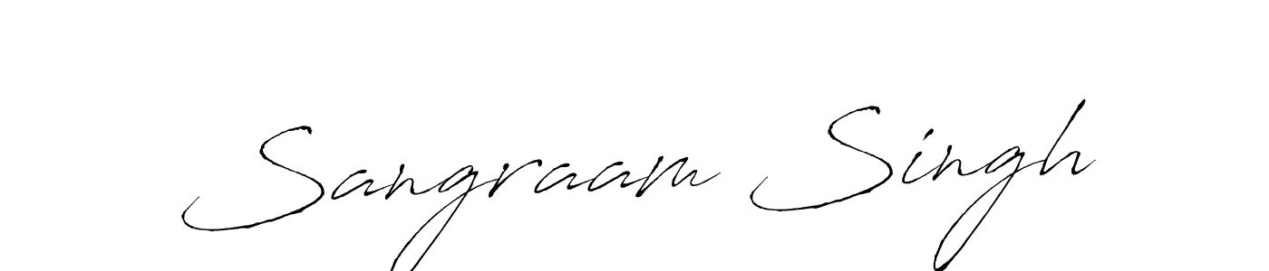 How to make Sangraam Singh signature? Antro_Vectra is a professional autograph style. Create handwritten signature for Sangraam Singh name. Sangraam Singh signature style 6 images and pictures png