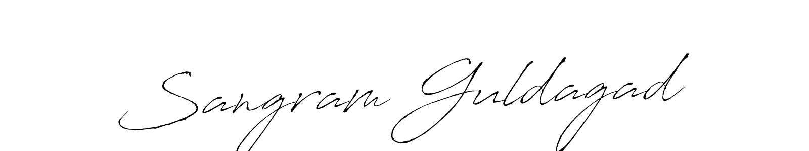 How to make Sangram Guldagad signature? Antro_Vectra is a professional autograph style. Create handwritten signature for Sangram Guldagad name. Sangram Guldagad signature style 6 images and pictures png