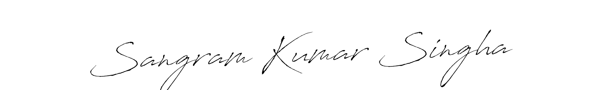 if you are searching for the best signature style for your name Sangram Kumar Singha. so please give up your signature search. here we have designed multiple signature styles  using Antro_Vectra. Sangram Kumar Singha signature style 6 images and pictures png