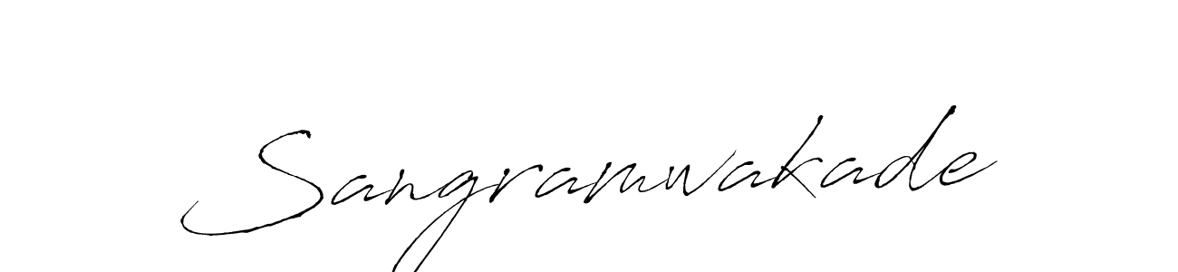 if you are searching for the best signature style for your name Sangramwakade. so please give up your signature search. here we have designed multiple signature styles  using Antro_Vectra. Sangramwakade signature style 6 images and pictures png