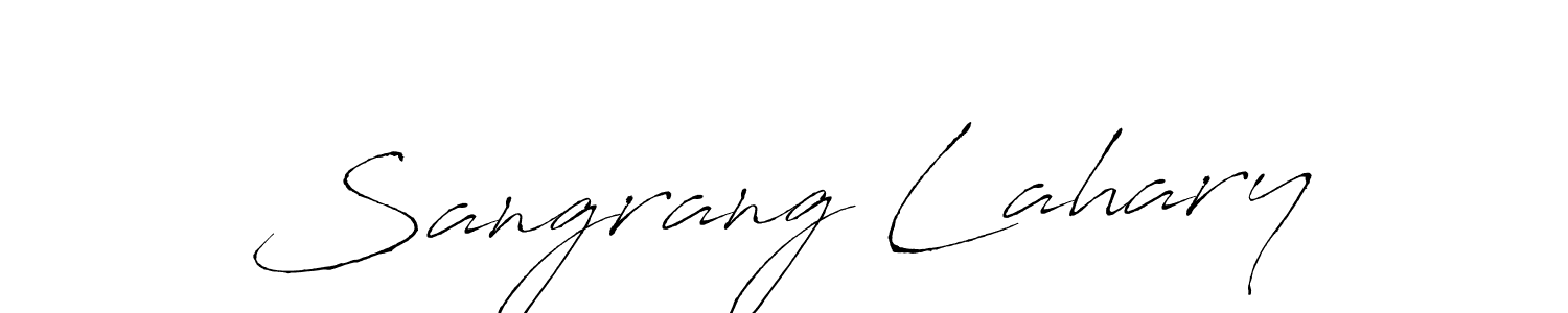 See photos of Sangrang Lahary official signature by Spectra . Check more albums & portfolios. Read reviews & check more about Antro_Vectra font. Sangrang Lahary signature style 6 images and pictures png