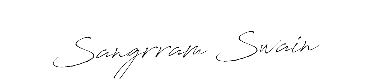 if you are searching for the best signature style for your name Sangrram Swain. so please give up your signature search. here we have designed multiple signature styles  using Antro_Vectra. Sangrram Swain signature style 6 images and pictures png
