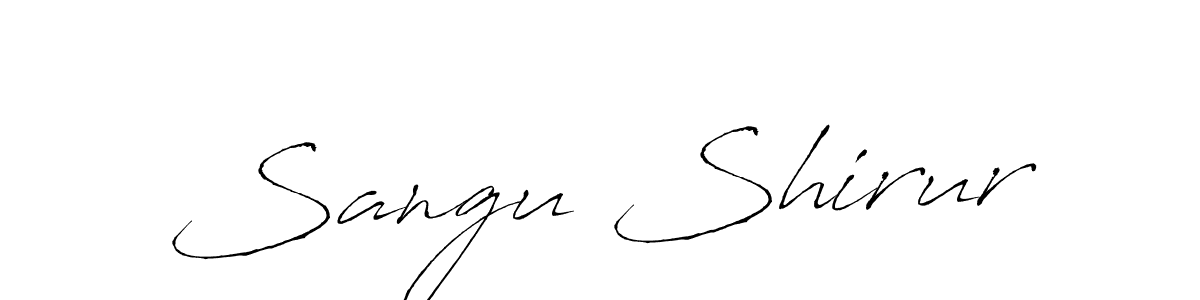 You can use this online signature creator to create a handwritten signature for the name Sangu Shirur. This is the best online autograph maker. Sangu Shirur signature style 6 images and pictures png