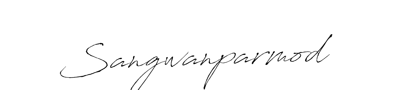How to make Sangwanparmod name signature. Use Antro_Vectra style for creating short signs online. This is the latest handwritten sign. Sangwanparmod signature style 6 images and pictures png