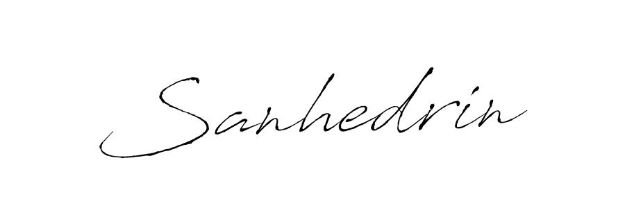 Sanhedrin stylish signature style. Best Handwritten Sign (Antro_Vectra) for my name. Handwritten Signature Collection Ideas for my name Sanhedrin. Sanhedrin signature style 6 images and pictures png