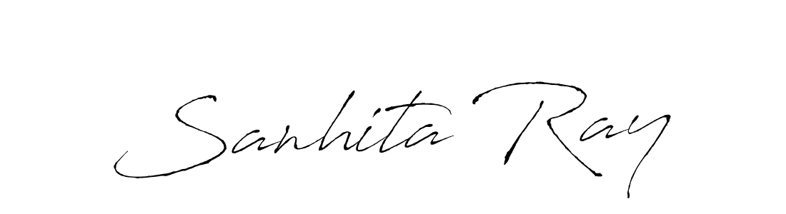 Sanhita Ray stylish signature style. Best Handwritten Sign (Antro_Vectra) for my name. Handwritten Signature Collection Ideas for my name Sanhita Ray. Sanhita Ray signature style 6 images and pictures png