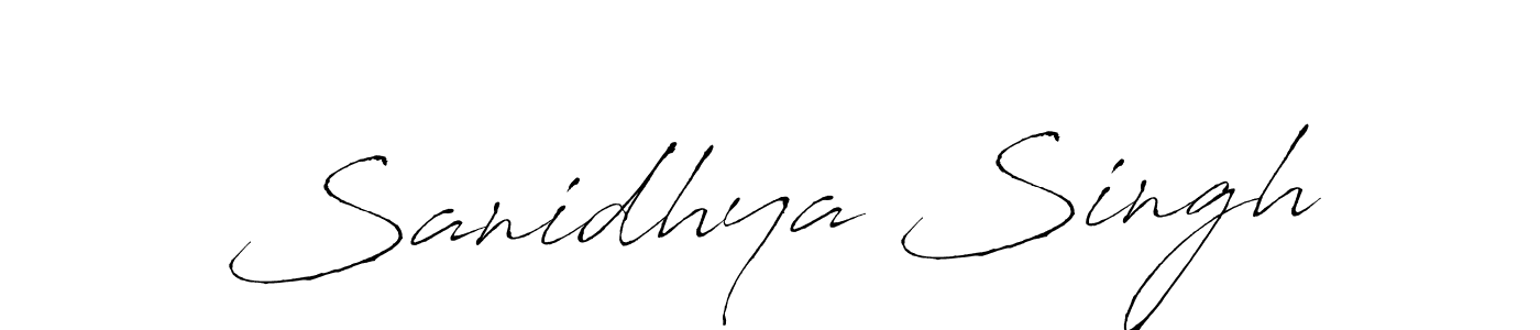 if you are searching for the best signature style for your name Sanidhya Singh. so please give up your signature search. here we have designed multiple signature styles  using Antro_Vectra. Sanidhya Singh signature style 6 images and pictures png