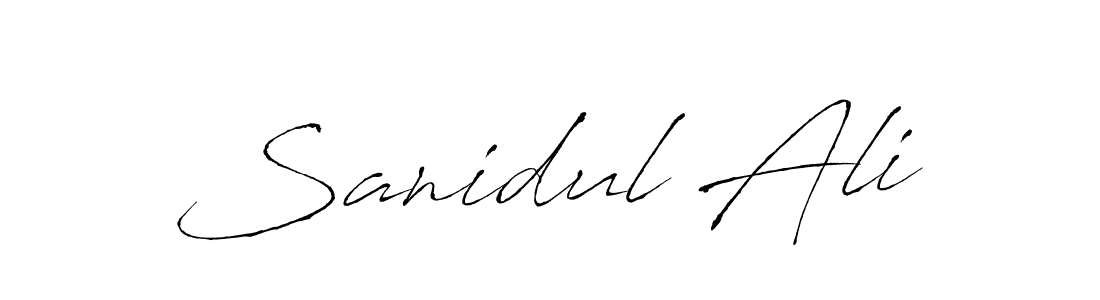 Make a short Sanidul Ali signature style. Manage your documents anywhere anytime using Antro_Vectra. Create and add eSignatures, submit forms, share and send files easily. Sanidul Ali signature style 6 images and pictures png