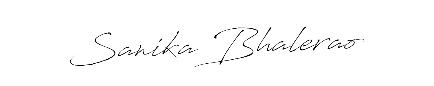 Antro_Vectra is a professional signature style that is perfect for those who want to add a touch of class to their signature. It is also a great choice for those who want to make their signature more unique. Get Sanika Bhalerao name to fancy signature for free. Sanika Bhalerao signature style 6 images and pictures png