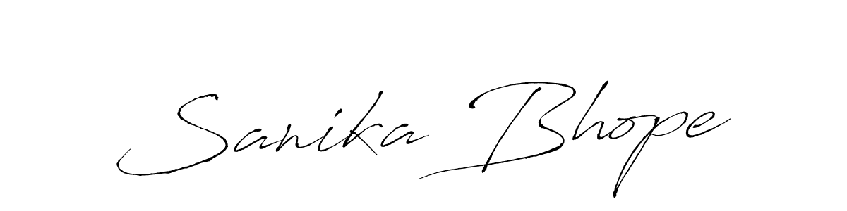 Make a beautiful signature design for name Sanika Bhope. Use this online signature maker to create a handwritten signature for free. Sanika Bhope signature style 6 images and pictures png
