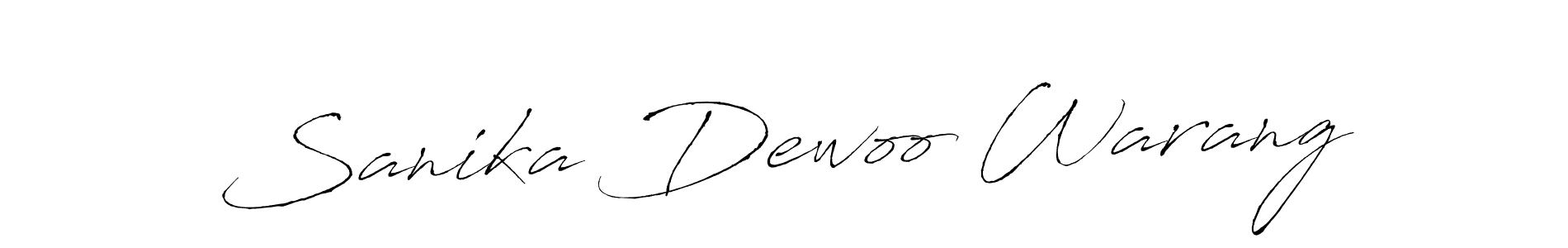 Use a signature maker to create a handwritten signature online. With this signature software, you can design (Antro_Vectra) your own signature for name Sanika Dewoo Warang. Sanika Dewoo Warang signature style 6 images and pictures png