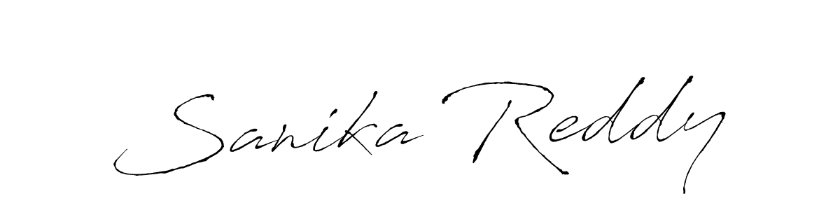 How to make Sanika Reddy signature? Antro_Vectra is a professional autograph style. Create handwritten signature for Sanika Reddy name. Sanika Reddy signature style 6 images and pictures png