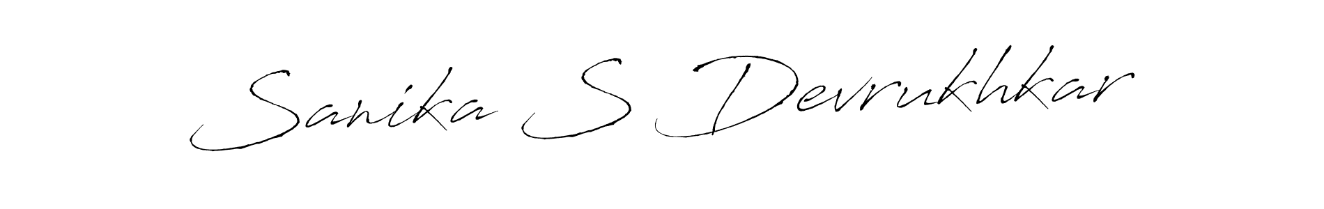 Use a signature maker to create a handwritten signature online. With this signature software, you can design (Antro_Vectra) your own signature for name Sanika S Devrukhkar. Sanika S Devrukhkar signature style 6 images and pictures png
