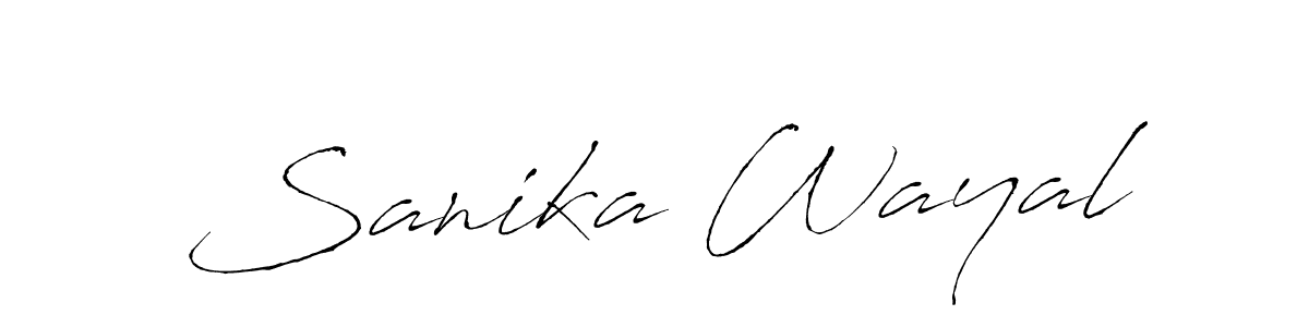 This is the best signature style for the Sanika Wayal name. Also you like these signature font (Antro_Vectra). Mix name signature. Sanika Wayal signature style 6 images and pictures png