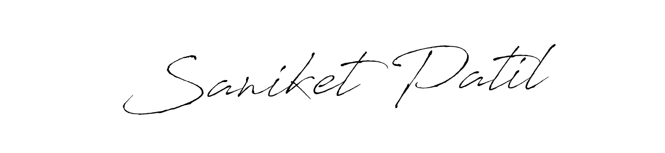 Also You can easily find your signature by using the search form. We will create Saniket Patil name handwritten signature images for you free of cost using Antro_Vectra sign style. Saniket Patil signature style 6 images and pictures png