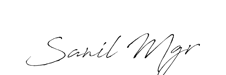 Here are the top 10 professional signature styles for the name Sanil Mgr. These are the best autograph styles you can use for your name. Sanil Mgr signature style 6 images and pictures png