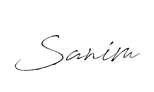 Also You can easily find your signature by using the search form. We will create Sanim name handwritten signature images for you free of cost using Antro_Vectra sign style. Sanim signature style 6 images and pictures png