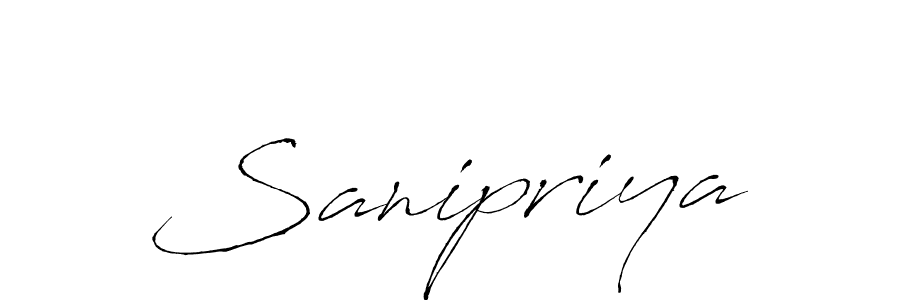 if you are searching for the best signature style for your name Sanipriya. so please give up your signature search. here we have designed multiple signature styles  using Antro_Vectra. Sanipriya signature style 6 images and pictures png