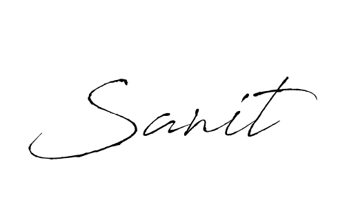 if you are searching for the best signature style for your name Sanit. so please give up your signature search. here we have designed multiple signature styles  using Antro_Vectra. Sanit signature style 6 images and pictures png