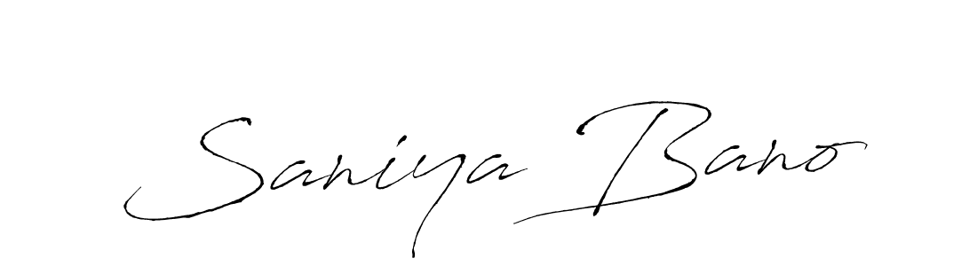 if you are searching for the best signature style for your name Saniya Bano. so please give up your signature search. here we have designed multiple signature styles  using Antro_Vectra. Saniya Bano signature style 6 images and pictures png