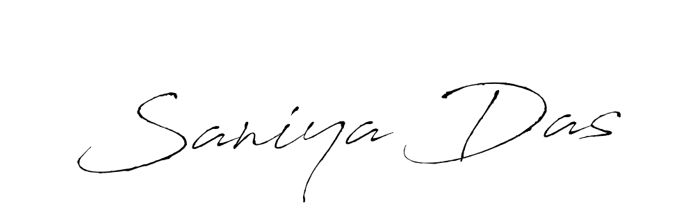 Saniya Das stylish signature style. Best Handwritten Sign (Antro_Vectra) for my name. Handwritten Signature Collection Ideas for my name Saniya Das. Saniya Das signature style 6 images and pictures png