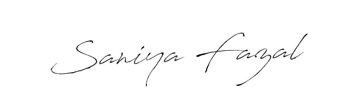 How to make Saniya Fazal signature? Antro_Vectra is a professional autograph style. Create handwritten signature for Saniya Fazal name. Saniya Fazal signature style 6 images and pictures png