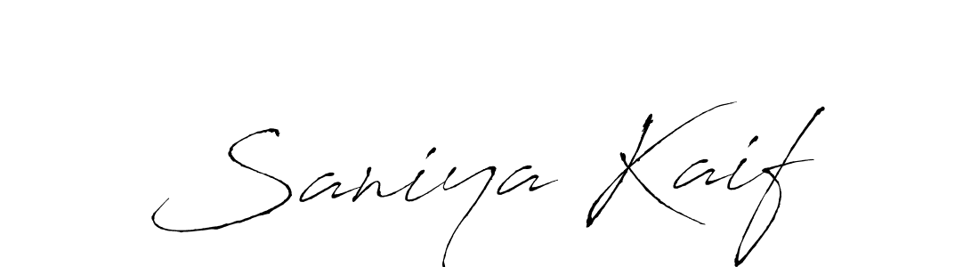 Also You can easily find your signature by using the search form. We will create Saniya Kaif name handwritten signature images for you free of cost using Antro_Vectra sign style. Saniya Kaif signature style 6 images and pictures png