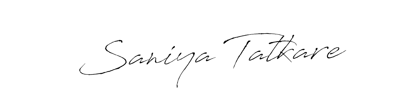 if you are searching for the best signature style for your name Saniya Tatkare. so please give up your signature search. here we have designed multiple signature styles  using Antro_Vectra. Saniya Tatkare signature style 6 images and pictures png