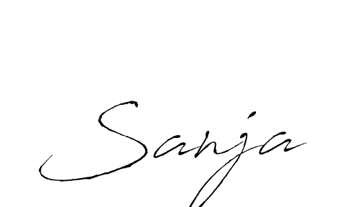 Sanja stylish signature style. Best Handwritten Sign (Antro_Vectra) for my name. Handwritten Signature Collection Ideas for my name Sanja. Sanja signature style 6 images and pictures png