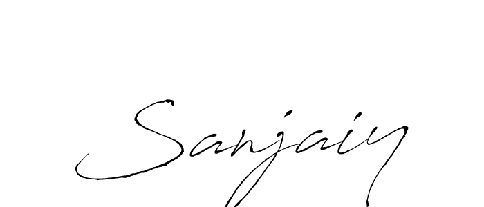 You should practise on your own different ways (Antro_Vectra) to write your name (Sanjaiy) in signature. don't let someone else do it for you. Sanjaiy signature style 6 images and pictures png