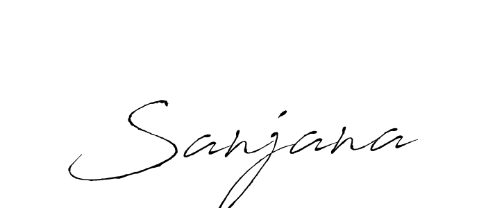 How to make Sanjana name signature. Use Antro_Vectra style for creating short signs online. This is the latest handwritten sign. Sanjana signature style 6 images and pictures png