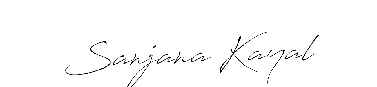 You can use this online signature creator to create a handwritten signature for the name Sanjana Kayal. This is the best online autograph maker. Sanjana Kayal signature style 6 images and pictures png