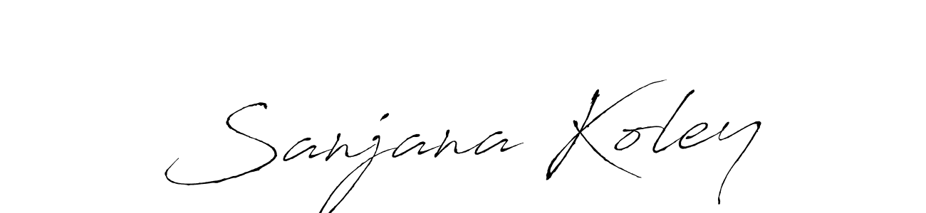 Similarly Antro_Vectra is the best handwritten signature design. Signature creator online .You can use it as an online autograph creator for name Sanjana Koley. Sanjana Koley signature style 6 images and pictures png