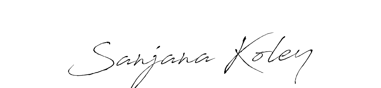 Similarly Antro_Vectra is the best handwritten signature design. Signature creator online .You can use it as an online autograph creator for name Sanjana Koley. Sanjana Koley signature style 6 images and pictures png