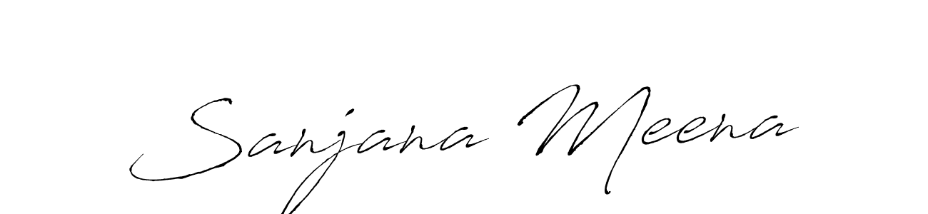 Also You can easily find your signature by using the search form. We will create Sanjana Meena name handwritten signature images for you free of cost using Antro_Vectra sign style. Sanjana Meena signature style 6 images and pictures png