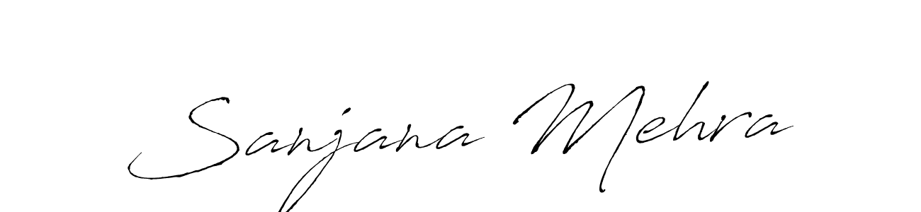 Also we have Sanjana Mehra name is the best signature style. Create professional handwritten signature collection using Antro_Vectra autograph style. Sanjana Mehra signature style 6 images and pictures png