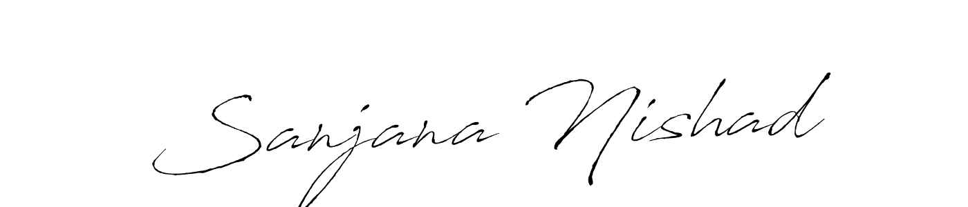 It looks lik you need a new signature style for name Sanjana Nishad. Design unique handwritten (Antro_Vectra) signature with our free signature maker in just a few clicks. Sanjana Nishad signature style 6 images and pictures png