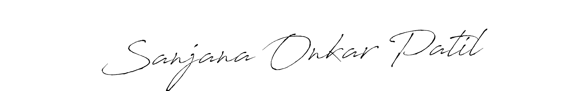Make a beautiful signature design for name Sanjana Onkar Patil. Use this online signature maker to create a handwritten signature for free. Sanjana Onkar Patil signature style 6 images and pictures png