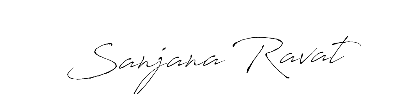 Also we have Sanjana Ravat name is the best signature style. Create professional handwritten signature collection using Antro_Vectra autograph style. Sanjana Ravat signature style 6 images and pictures png