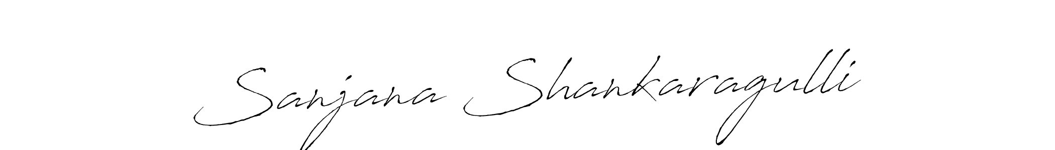 The best way (Antro_Vectra) to make a short signature is to pick only two or three words in your name. The name Sanjana Shankaragulli include a total of six letters. For converting this name. Sanjana Shankaragulli signature style 6 images and pictures png