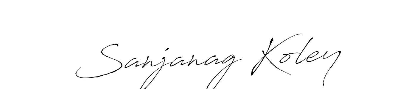 Use a signature maker to create a handwritten signature online. With this signature software, you can design (Antro_Vectra) your own signature for name Sanjanag Koley. Sanjanag Koley signature style 6 images and pictures png