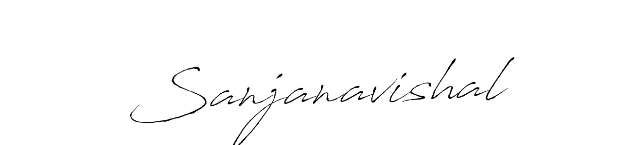 Also we have Sanjanavishal name is the best signature style. Create professional handwritten signature collection using Antro_Vectra autograph style. Sanjanavishal signature style 6 images and pictures png